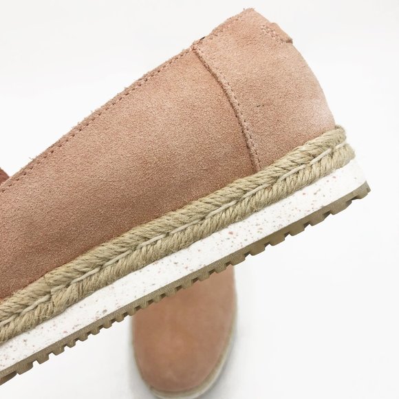 TOMS | Palma Pink Suede Espadrille Slip-On Shoes - Picture 7 of 9